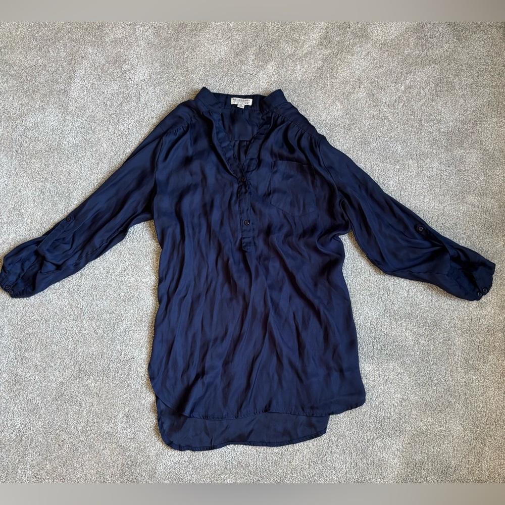 Women's Navy Blouse